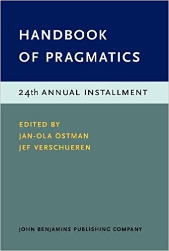 Handbook of Pragmatics: 24th Annual Installment