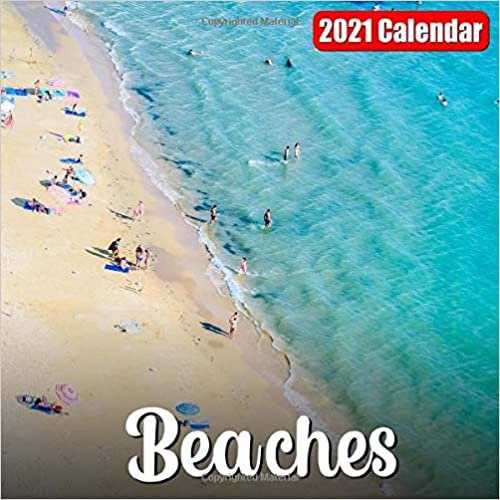 indir Calendar 2021 Beaches: Amazing Beache Images Monthly Mini Calendar