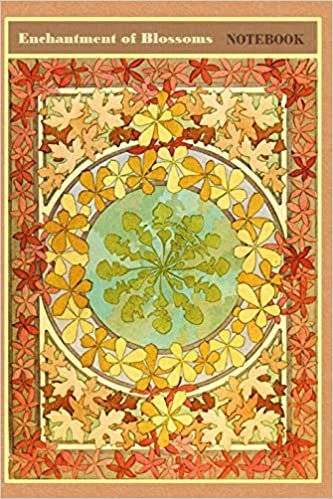 Enchantment of Blossoms NOTEBOOK [ruled Notebook/Journal/Diary to write in, 60 sheets, Medium Size (A5) 6x9 inches]