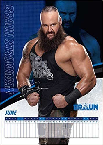 World Wrestling Men 2021 Calendar - Official A3 Wall Format Calendar