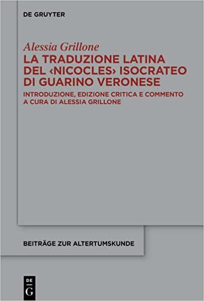 تحميل La traduzione latina del isocrateo di Guarino Veronese