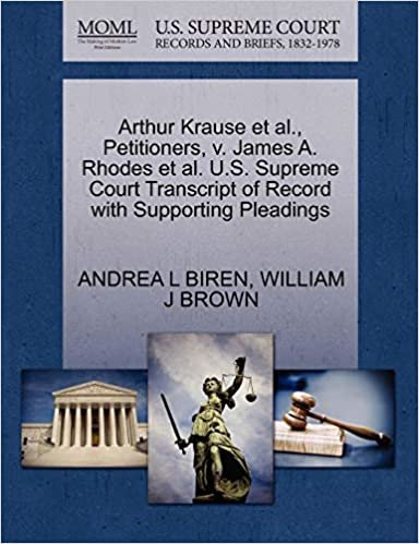 Arthur Krause et al., Petitioners, v. James A. Rhodes et al. U.S. Supreme Court Transcript of Record with Supporting Pleadings indir