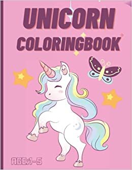 تحميل Unicorn Coloring Book: Cute Unicorns for Coloring for Kids: For Kids Ages 1-5