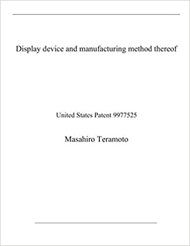 indir Display device and manufacturing method thereof: United States Patent 9977525