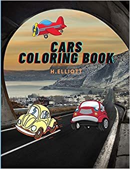 indir CARS COLORING BOOK: Coloring Book For Boys, Girls, Cool Cars And Vehicles, Fun And Original Paperback
