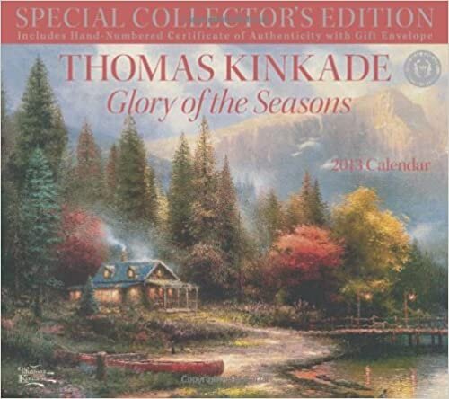 ダウンロード  Thomas Kinkade Special Collector's Edition 2013 Deluxe Wall Calendar: Glory of the Seasons 本