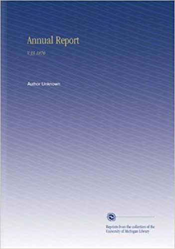 Annual Report: V.33 1870 indir