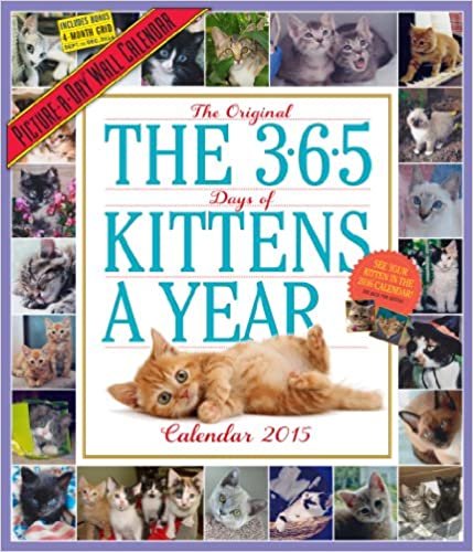 ダウンロード  The 365 Kittens-a-Year 2015 Calendar 本
