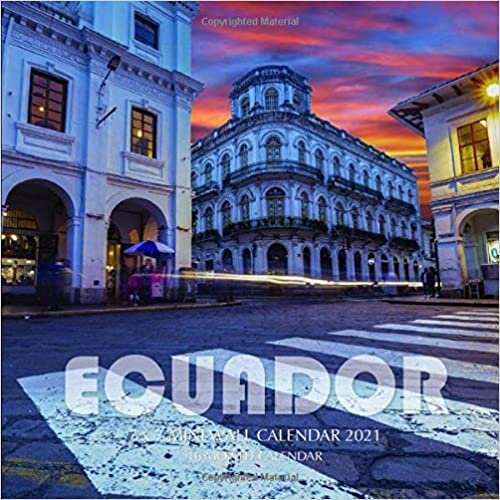 Ecuador 7 x 7 Mini Wall Calendar 2021: 16 Month Calendar indir