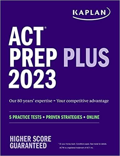 تحميل ACT Prep Plus 2023: 5 Practice Tests + Proven Strategies + Online