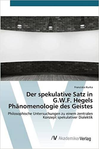 indir Der spekulative Satz in G.W.F. Hegels Phänomenologie des Geistes