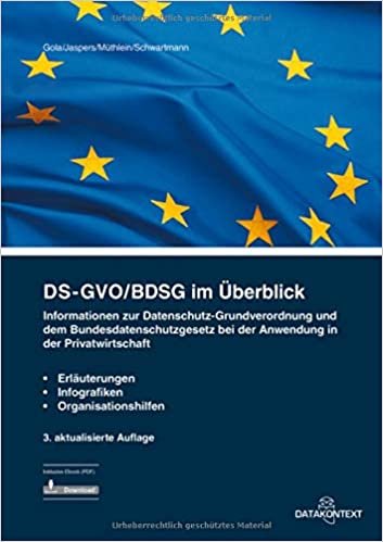DSG-VO / BDSG im Überblick: Informationen zur Datenschutz-Grundverordnung und dem Bundesdatenschutzgesetz bei der Anwendung in der Privatwirtschaft. Erläuterungen, Infografiken und Organisationshilfen indir