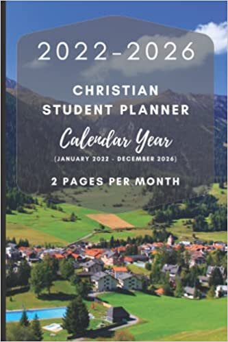 Hesed Publishing 2022-2026 Christian Student Planner - Calendar Year (January - December) - 2 Pages Per Month: Includes Daily Bible Reading Plan | Alpine Village Theme | A Great Gift for Students | تكوين تحميل مجانا Hesed Publishing تكوين