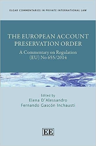اقرأ The European Account Preservation Order – A Commentary on Regulation (EU) No 655/2014 الكتاب الاليكتروني 