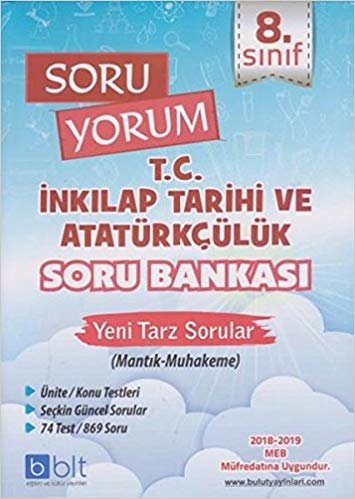 Bulut 8. Sınıf Soru Yorum T.C. İnkılap Tarihi ve Atatürkçülük Soru Bankası indir