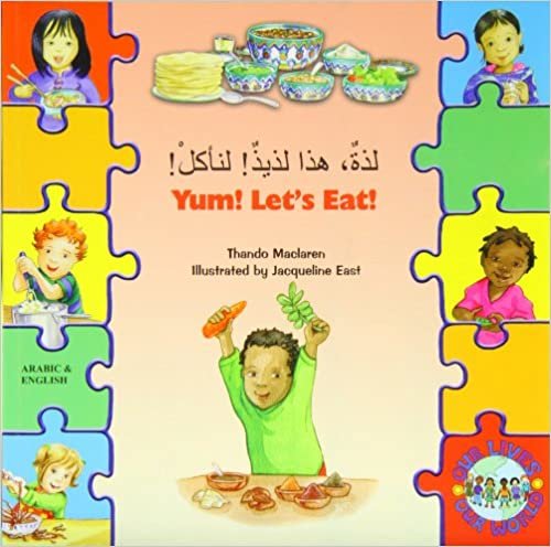 Yum! Let's Eat! in Arabic and English