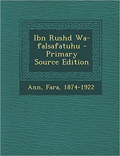 تحميل Ibn Rushd Wa-Falsafatuhu - Primary Source Edition