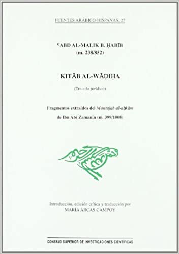 Kitab al-Wadiha (Tratado jurídico): Fragmentos extraídos del Muntajab al-ahkam de Ibn Abi Zamanin (m.399/1008)