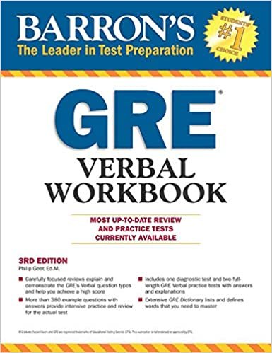 Barron's GRE Verbal Workbook indir