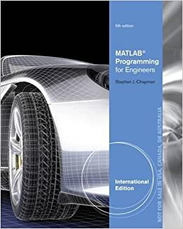 Chapman, S: MATLAB Programming for Engineers, International
