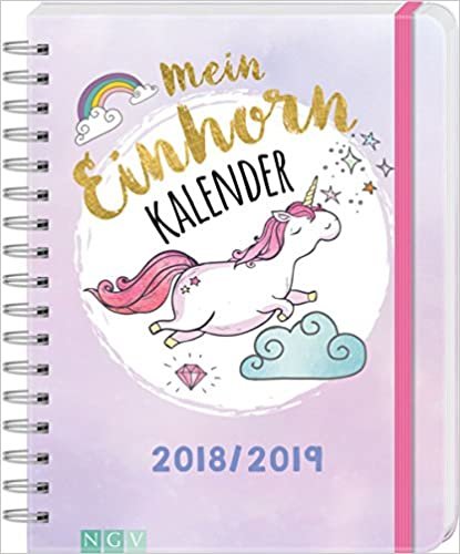 Mein Einhornkalender 2019: Mit 150 Stickern! indir