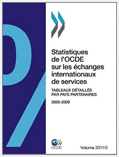 Statistiques de L'Ocde Sur Les Echanges Internationaux de Services, Volume 2011 Numero 2: Tableaux Detailles Par Pays Partenaires indir