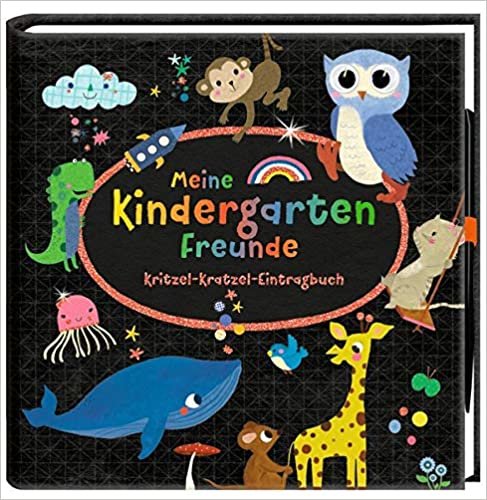 Freundebuch - Meine Kindergartenfreunde: Kritzel-Kratzel-Eintragbuch indir
