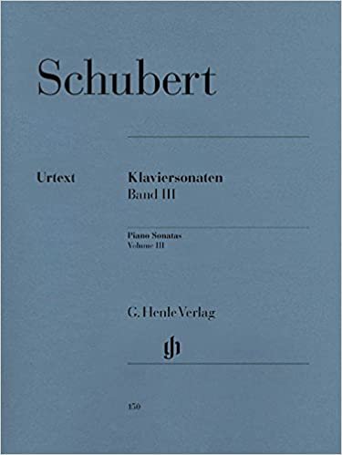 Piano Sonatas (Early and Unfinished Sonatas) revised edition   Vol. 3 - piano - (HN 150)