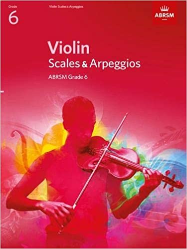 Violin زعانف & arpeggios درجة 6 (abrsm زعانف & arpeggios)