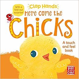 Clap Hands: Here Come the Chicks: A touch-and-feel board book with a fold-out surprise indir