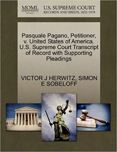 Pasquale Pagano, Petitioner, v. United States of America. U.S. Supreme Court Transcript of Record with Supporting Pleadings indir