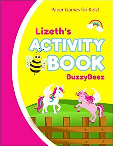 indir Lizeth&#39;s Activity Book: 100 + Pages of Fun Activities | Ready to Play Paper Games + Storybook Pages for Kids Age 3+ | Hangman, Tic Tac Toe, Four in a ... Letter L | Hours of Road Trip Entertainment