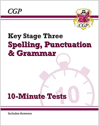 New KS3 Spelling, Punctuation and Grammar 10-Minute Tests (includes answers) (CGP KS3 English) indir