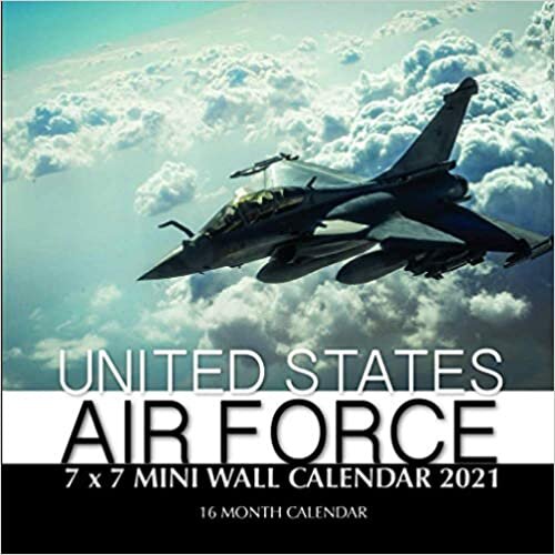 indir United States Air Force 7 x 7 Mini Wall Calendar 2021: 16 Month Calendar