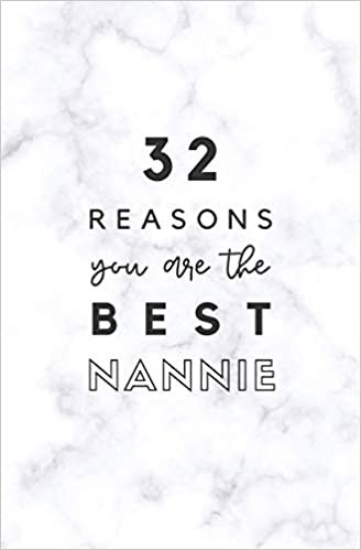 تحميل 32 Reasons You Are The Best Nannie: Fill In Prompted Marble Memory Book