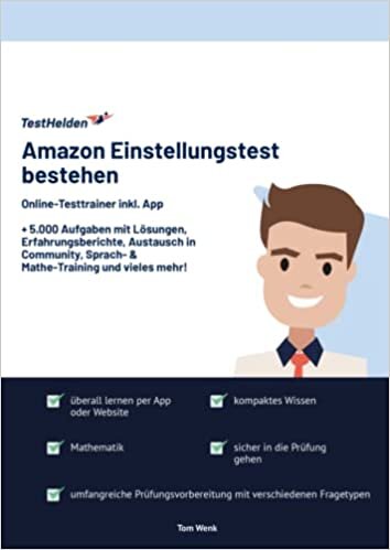 تحميل Amazon Einstellungstest bestehen: Online-Testtrainer inkl. App I + 5.000 Aufgaben mit Lösungen, Erfahrungsberichte, Austausch in Community, Sprach- &amp; Mathe-Training und vieles mehr! (German Edition)