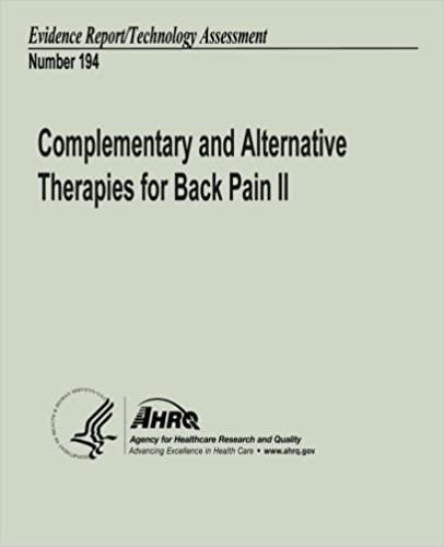 Complementary and Alternative Therapies for Back Pain II: Evidence Report/Technology Assessment Number 194 indir