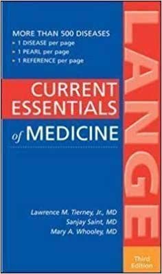 Jr Lawrence M. Tierney Current Essentilas of Medicine تكوين تحميل مجانا Jr Lawrence M. Tierney تكوين