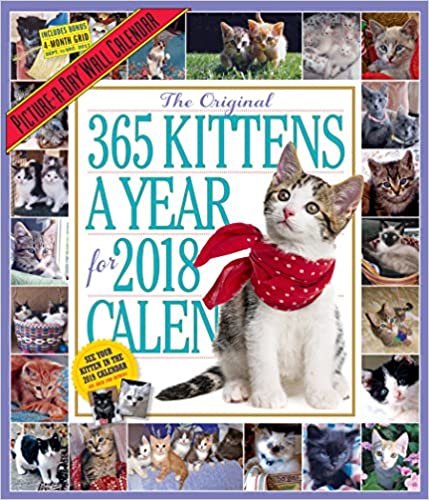 ダウンロード  The Original 365 Kittens a Year Picture-a-Day 2018 Calendar 本