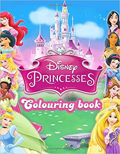 Disney Princess Colouring Book: Exclusive Disney Princess Colouring Books With High Quality Hand-Drawn Illustrations