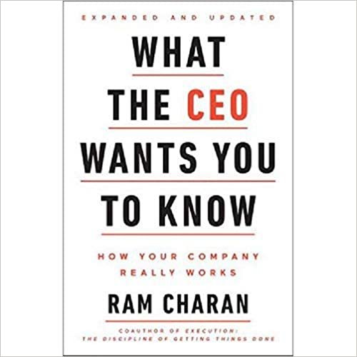 Ram Charan What The CEO Wants You to Know تكوين تحميل مجانا Ram Charan تكوين