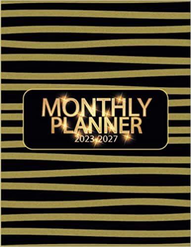 Monthly Planner 2023-2027: 5 Year Monthly Planner Calendar Schedule Organizer with Federal Holidays, (January 2023 through December 2027), 8 1/2 x 11 Planner 2023-2027 Daily Weekly and Monthly