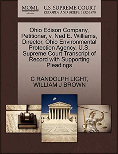 Ohio Edison Company, Petitioner, v. Ned E. Williams, Director, Ohio Environmental Protection Agency. U.S. Supreme Court Transcript of Record with Supporting Pleadings indir