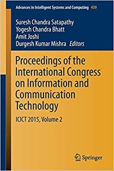 تحميل Proceedings of the International Congress on Information and Communication Technology: ICICT 2015, Volume 2