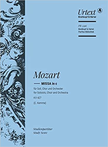Missa c-moll KV 427: Studienpartitur, Urtextausgabe für Soli, Chor, Orchester