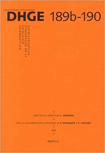 indir Dictionnaire d&#39;Histoire Et de Geographie Ecclesiastiques - Fascicule 189b-190