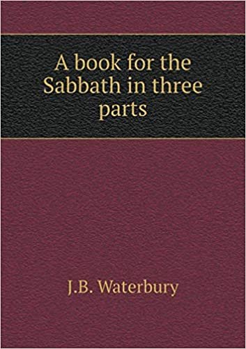 A book for the Sabbath in three parts indir