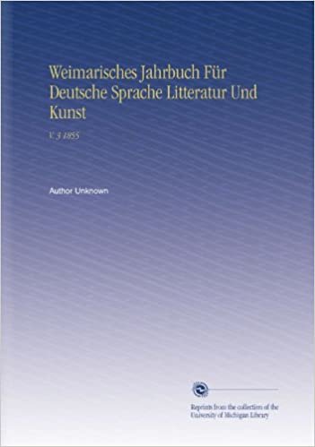 indir Weimarisches Jahrbuch Für Deutsche Sprache Litteratur Und Kunst: V. 3 1855