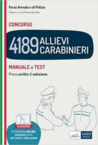 Concorso 4.189 Allievi Carabinieri: MANUALE e TEST (CC)