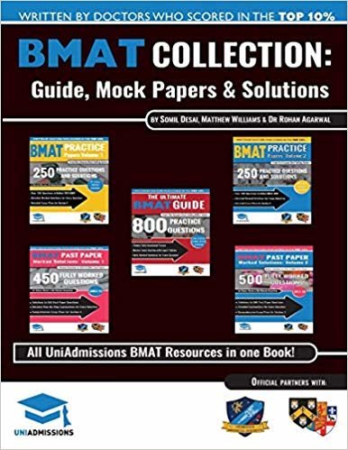 تحميل The Ultimate BMAT Collection: 5 Books In One, Over 2500 Practice Questions &amp; Solutions, Includes 8 Mock Papers, Detailed Essay Plans, 2019 Edition, BioMedical Admissions Test, UniAdmissions